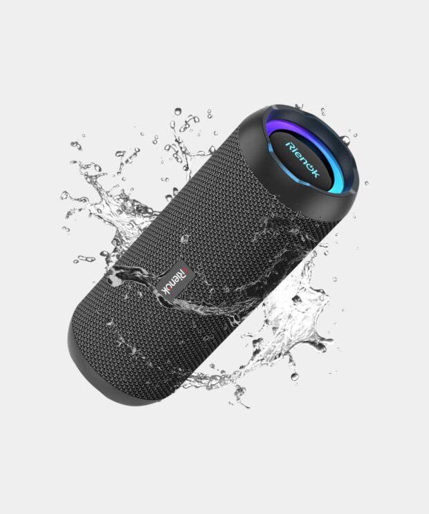 RIENOK Bluetooth Speaker avec lumière